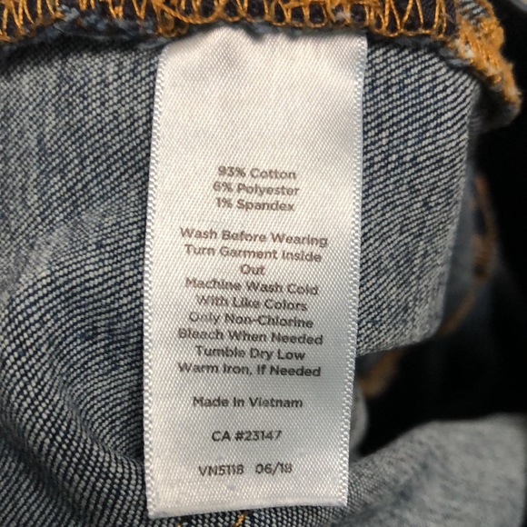 Talbots Flawless High Rise Barely Bootcut Long Jeans size 12 L Inseam-33” - Picture 8 of 8